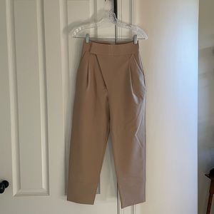 Aday khaki Portfolio Pants: Size XS